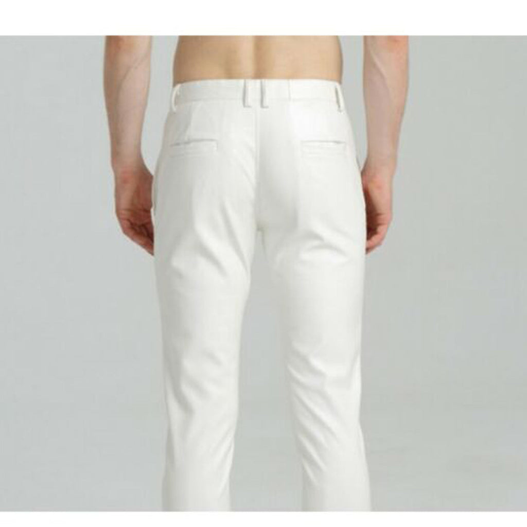 Leather Pants Real Jeans Mens Premium White Stitches Men S Motorcycle Style 2